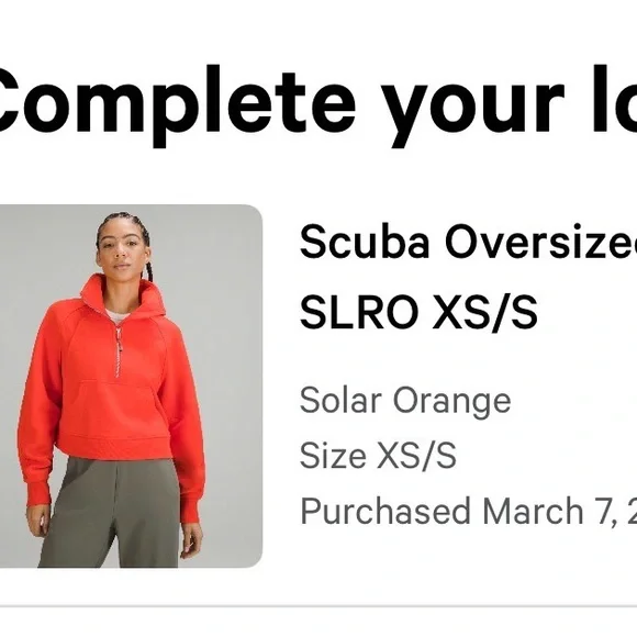 Lululemon Scuba Half Zip - Picture 9 of 9